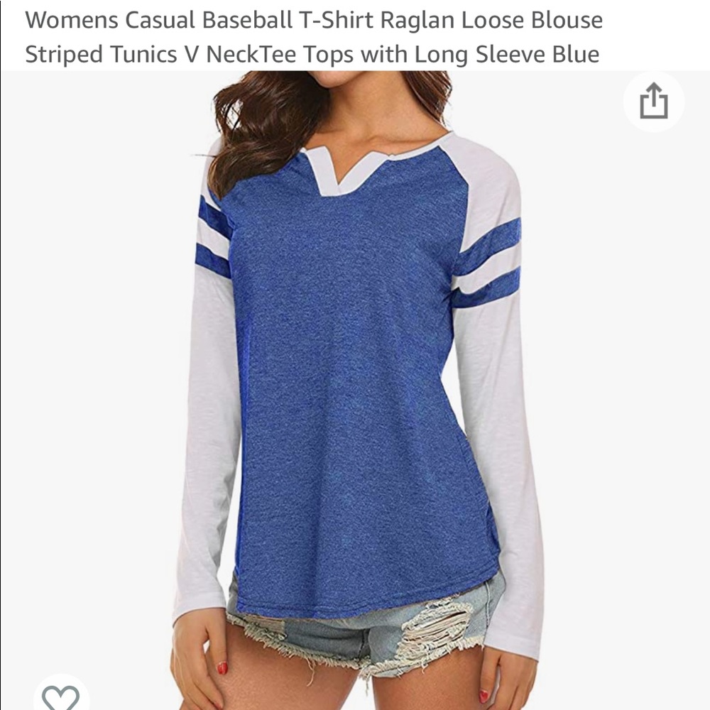2 items for $12 🎈Mixfeer women’s baseball t-shirt